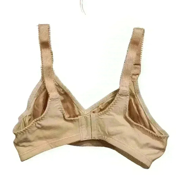 NWT Bali Double Support Wire Free Bra, Nude 38B $38 - Picture 5 of 8